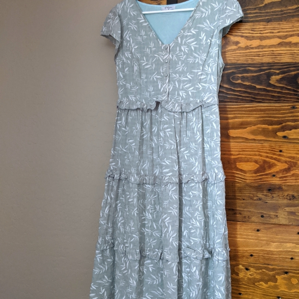 Baltic Born sage green dress L